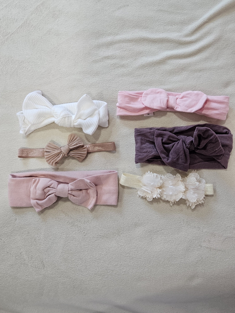 Baby Girl Bow Headband Set Of 6